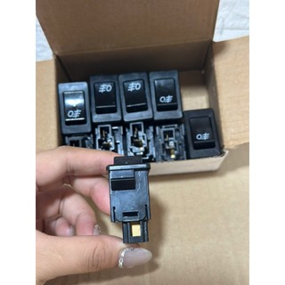 Công tắc đèn sương mù 2 chân bé dùng cho ô tô và xe tải.D