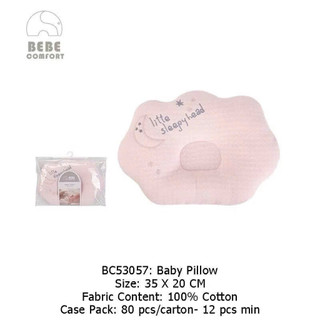 Gối lõm chống méo BE BE Comfort trần bông, gối cao cấp cho bé sơ sinh