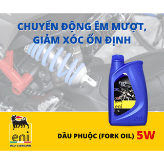 (Nhập khẩu Ý) Dầu phuộc Eni Fork oil 5W, tem 3 lớp