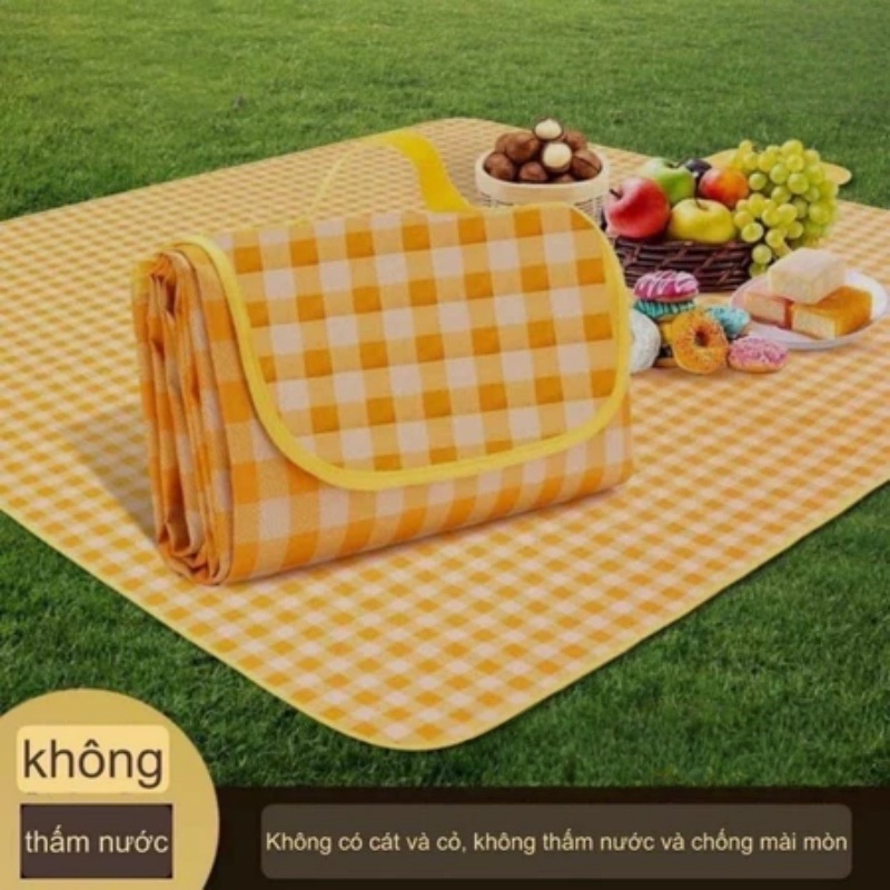 Thảm Picnic Dã Ngoại Gấp Gọn Chống Thấm, Phù Hợp Du Lịch Cắm Trại Chụp Ảnh | BigBuy360 - bigbuy360.vn