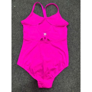 Bộ đồ bơi liền thân bé gái màu hồng neon nổi bật chất vải bơi cao cấp hàng VNXK