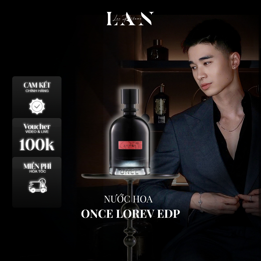 [LAN] Nước Hoa Unisex Once Lorev EDP 100ml Fullbox