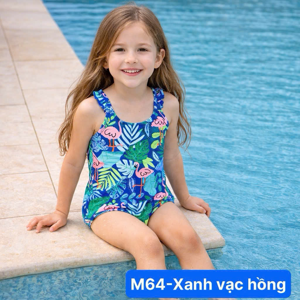 Set đồ bơi bé gái 2-3y 11-13kg xuất dư xuất khẩu chống nắng UPF40-50+ bộ bơi trẻ em cao cấp