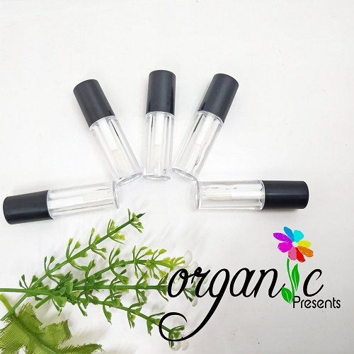 VỎ SON KEM MINI - Vỏ Đựng Son Kem 1ml Mini – Lọ Chiết Son Tint Có Cọ Tiện Lợi (2 Màu Nắp)