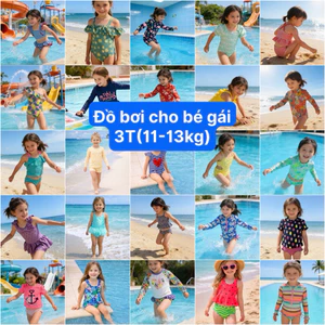 Set đồ bơi bé gái 2-3y 11-13kg xuất dư xuất khẩu chống nắng UPF40-50+ bộ bơi trẻ em cao cấp