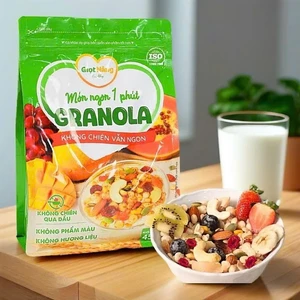 Granola Giọt Nắng Mới [TẶNG - gói 35gr] Ngũ cốc ăn sáng healthy lành mạnh giàu chất xơ và năng lượng từ hạt và trái cây