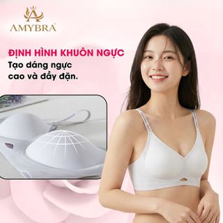 Áo Ngực Nữ Không Đường May Su Đúc Siêu Mát – Áo Lót Nữ Mỏng Nhẹ Bản Hở Lưng Tàng Hình AMYBRA A960