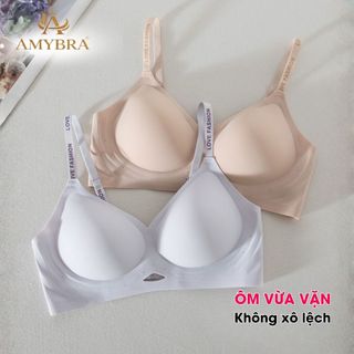 Áo Ngực Nữ Không Đường May Su Đúc Siêu Mát – Áo Lót Nữ Mỏng Nhẹ Bản Hở Lưng Tàng Hình AMYBRA A960