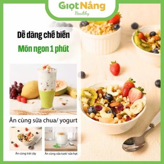 Granola Giọt Nắng Mới [TẶNG - gói 35gr] Ngũ cốc ăn sáng healthy lành mạnh giàu chất xơ và năng lượng từ hạt và trái cây