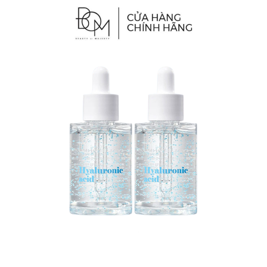 Combo 2 Chai Tinh Chất Dưỡng Ẩm BOM Hyaluronic Acid Moisture Serum 50ml