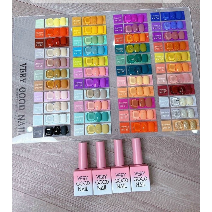 Set Sơn Gel Very Good 44 Màu Full Bảng – Sơn Nail Chuẩn Salon, Lên Màu Chuẩn, Bóng Đẹp, Đa Dạng Tone