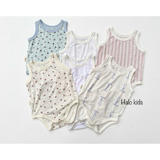 Body chip ba lỗ sát nách 100% cotton  mềm mát cho bé trai bé gái.