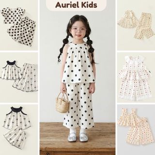 [BST ĐỒ BỘ 2026] Đồ Bộ Bé Gái,Đồ Bộ Chấm Bi Hot Trend Chất Liệu Cotton Mềm Mại Nhẹ Nhàng