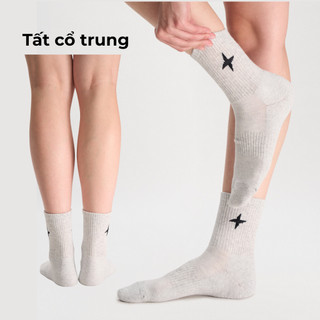 Tất thể thao racket unisex RE:ON dành cho các môn vợt pickelball, cầu lông, tennis.. ONOFF -15AQ26A552-15AR26A553