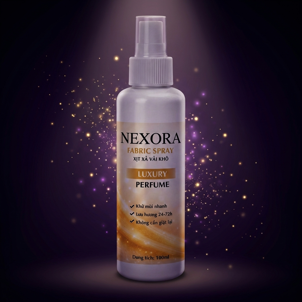 Xả Vải Khô Hương Nước Hoa 100ml – Thơm Sang Trọng, Lưu Hương Lâu, Tiện Lợi Mang Theo, Dùng Cho Mọi Loại Vải