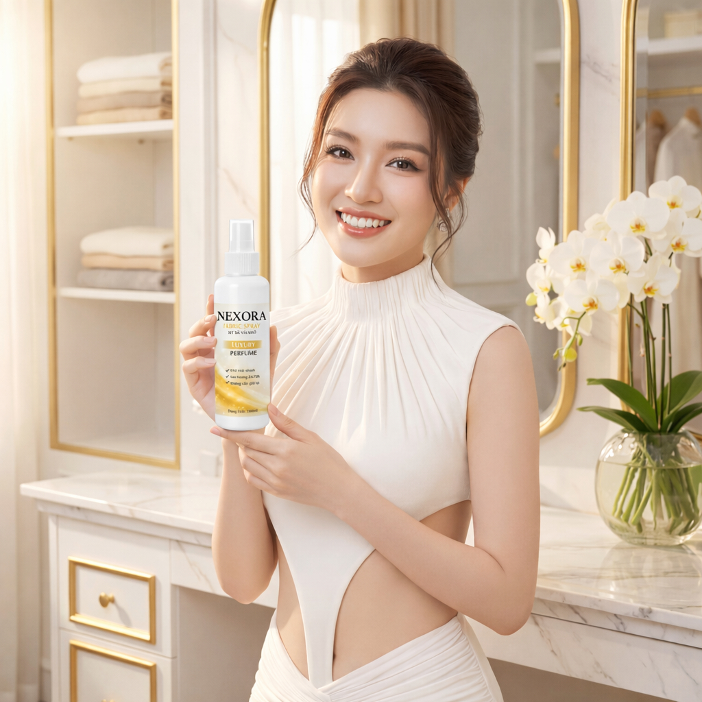 Xả Vải Khô Hương Nước Hoa 100ml – Thơm Sang Trọng, Lưu Hương Lâu, Tiện Lợi Mang Theo, Dùng Cho Mọi Loại Vải