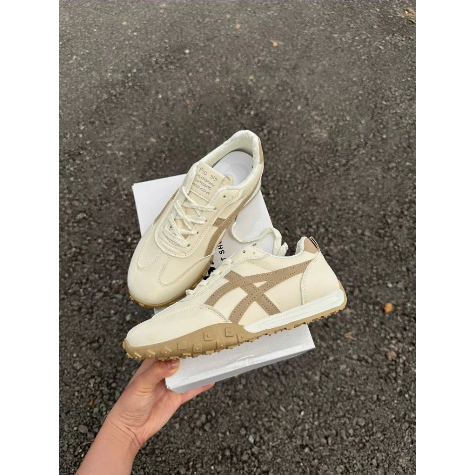 Giày Thể Thao Nữ Trắng Phối Màu Đế Cao 3cm, Sneaker Nữ Basic Êm Chân Dễ Phối Đồ Hot Trend 2026 (Tăng 1 Size)