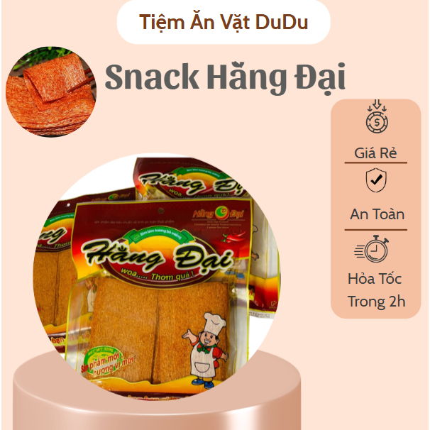 Bò miếng Hằng Đại Cay Cay, Snack Thơm Cay (Gói 320gr) - Đồ Ăn Vặt