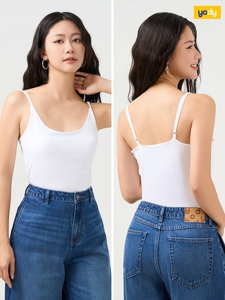 [BST Comfort Me-We] Áo hai dây bra nữ YODY vải mềm mại nhẹ nhàng thông thoáng WCCM26S002