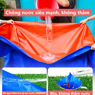 OOKAS Bạt Che Nắng Che Mưa[NÂNG CẤP Loại Dày] che mưa nắng may viền đóng khoe