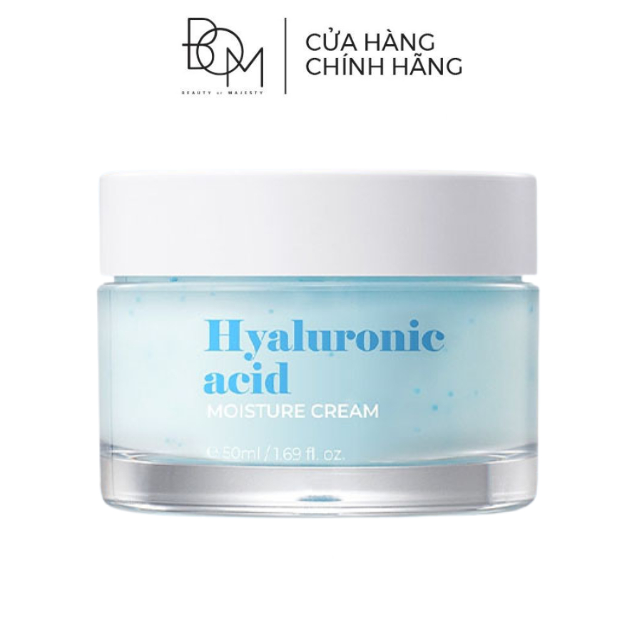 Kem Dưỡng Cấp Ẩm B.O.M Hyaluronic Acid Moisture Cream 50ml