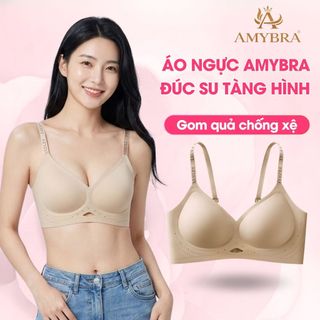Áo Ngực Nữ Không Đường May Su Đúc Siêu Mát – Áo Lót Nữ Mỏng Nhẹ Bản Hở Lưng Tàng Hình AMYBRA A960