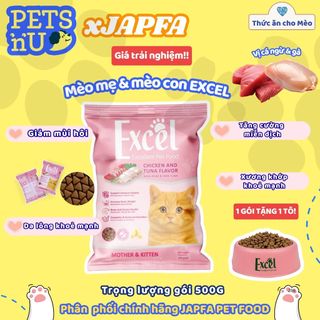 [CHÍNH HÃNG] [GIÁ TỐT] [QUÀ TẶNG HÃNG] Hạt cho mèo Excel JAPFA chính hãng hỗ trợ cải thiện dinh dưỡng mèo trưởng thành
