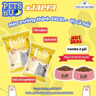 [CHÍNH HÃNG] [GIÁ TỐT] [QUÀ TẶNG HÃNG] Hạt cho mèo Excel JAPFA chính hãng hỗ trợ cải thiện dinh dưỡng mèo trưởng thành