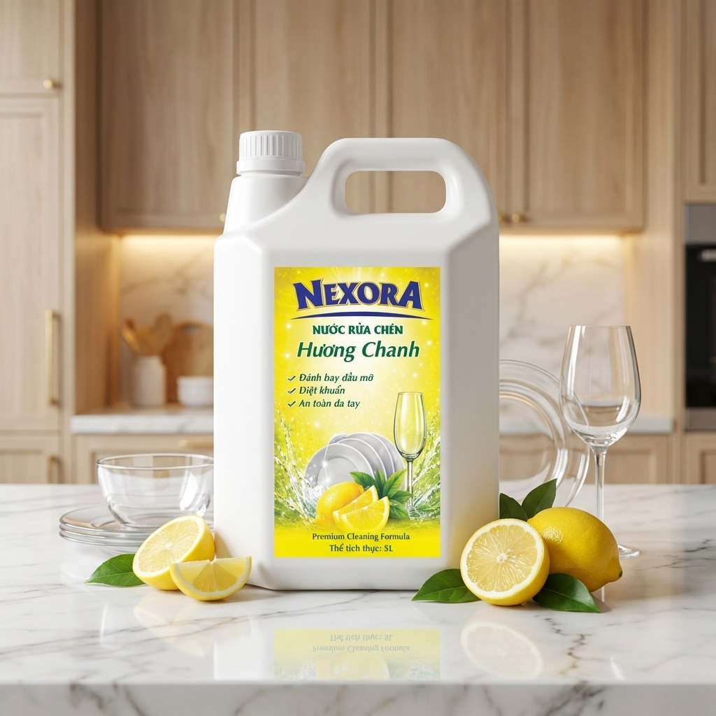 Combo Nước Giặt Lavender 5L + Nước Rửa Chén Chanh Sả 5L – Can Lớn Siêu Tiết Kiệm, Dùng Lâu Cho Gia Đình