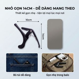 Capo đàn guitar - Capo guitar giá rẻ - bền - chắc chắn - không rè