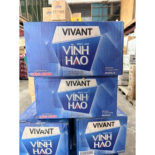 Thùng 24 chai nước khoáng Vĩnh Hảo 500ml
