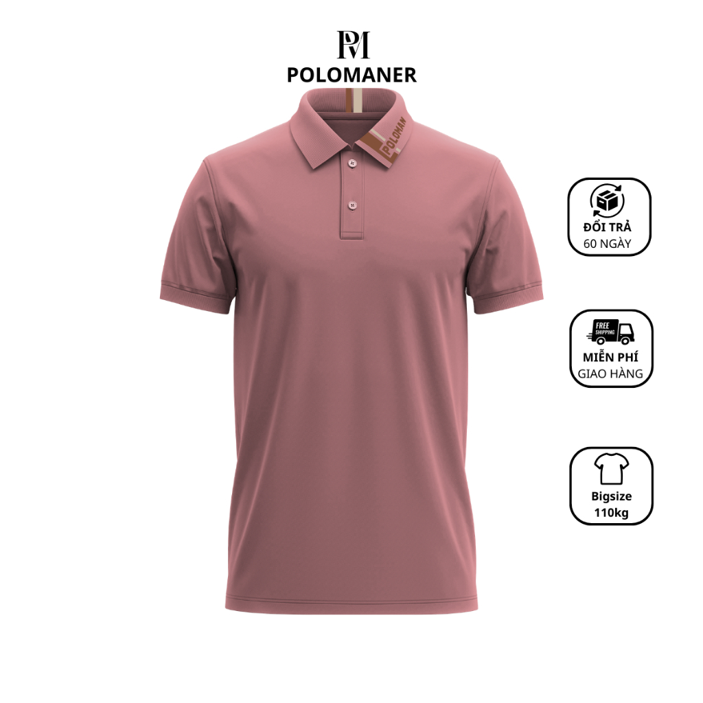 Áo Thun Polo Nam Nữ Poloman 36 Chất Liệu CVC Cá Sấu Cao Cấp Tay Ngắn Phong Cách Trẻ Trung Dể Mặc Đồ Có Bigsize 110Kg Nhi | BigBuy360 - bigbuy360.vn