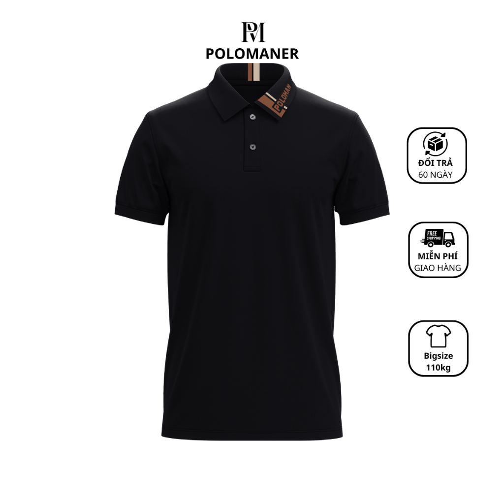 Áo Thun Polo Nam Nữ Poloman 36 Chất Liệu CVC Cá Sấu Cao Cấp Tay Ngắn Phong Cách Trẻ Trung Dể Mặc Đồ Có Bigsize 110Kg Nhi | BigBuy360 - bigbuy360.vn