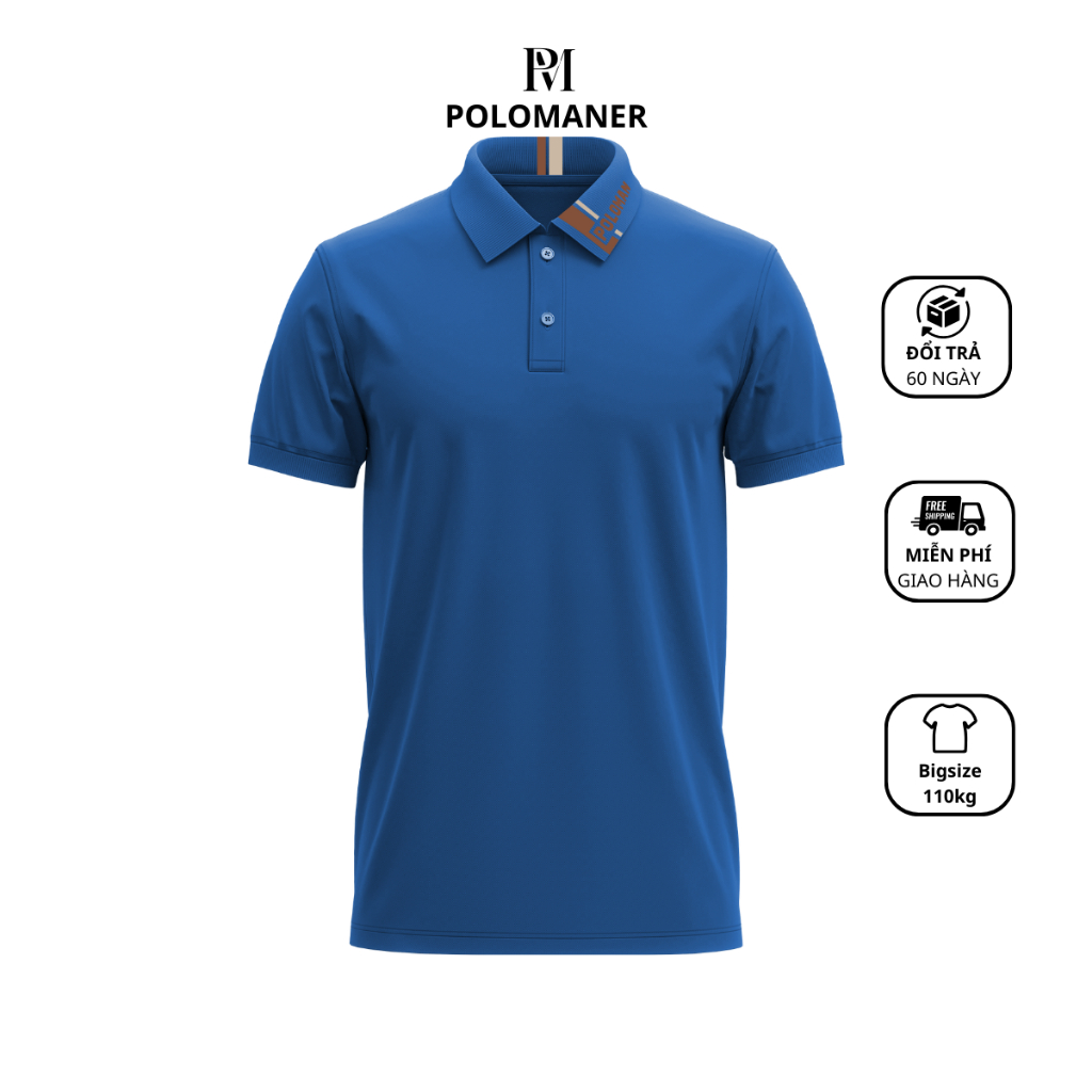 Áo Thun Polo Nam Nữ Poloman 36 Chất Liệu CVC Cá Sấu Cao Cấp Tay Ngắn Phong Cách Trẻ Trung Dể Mặc Đồ Có Bigsize 110Kg Nhi | BigBuy360 - bigbuy360.vn
