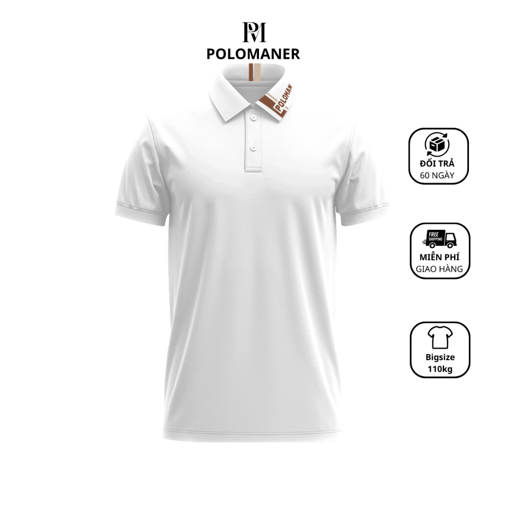 Áo Thun Polo Nam Nữ Poloman 36 Chất Liệu CVC Cá Sấu Cao Cấp Tay Ngắn Phong Cách Trẻ Trung Dể Mặc Đồ Có Bigsize 110Kg Nhi | BigBuy360 - bigbuy360.vn