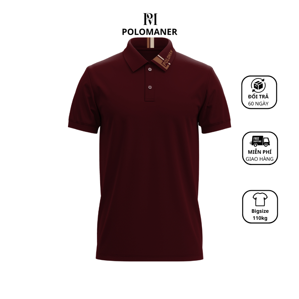 Áo Thun Polo Nam Nữ Poloman 36 Chất Liệu CVC Cá Sấu Cao Cấp Tay Ngắn Phong Cách Trẻ Trung Dể Mặc Đồ Có Bigsize 110Kg Nhi | BigBuy360 - bigbuy360.vn