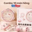 Đồ Chơi Xúc Xắc Gặm Nướu 10 Món ToysLit – Bộ Lục Lục Nhựa ABS Nguyên Sinh Cho Bé Tập Cầm Nắm