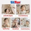 Đồ Chơi Xúc Xắc Gặm Nướu 10 Món ToysLit – Bộ Lục Lục Nhựa ABS Nguyên Sinh Cho Bé Tập Cầm Nắm