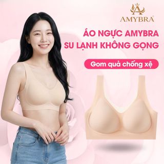 [Hàng Mới Về] Áo Lót Nữ LA AMYBRA Không Gọng Mỏng Nhẹ – Áo Bra Trơn Tàng Hình Mút Mỏng 0.5 cm A606