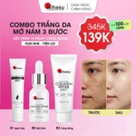 Combo Sáng Da Mờ Nám 3 Bước Kihasu Size Mini Giúp Làm Sạch Sâu Dưỡng Trắng Mờ Nám Căng Bóng Trẻ Hóa Da — ảnh 1