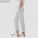 GIORDANO Quần Lửng Linen Nam Dài Trên Mắt Cá Linen Ankle Pants 01126202 — ảnh 2