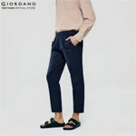 GIORDANO Quần Lửng Linen Nam Dài Trên Mắt Cá Linen Ankle Pants 01126202 — ảnh 3
