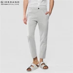 GIORDANO Quần Lửng Linen Nam Dài Trên Mắt Cá Linen Ankle Pants 01126202 — ảnh 1