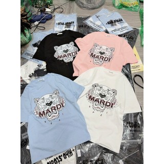 Áo Thun Mardi Tiger Form Rộng Unisex-Áo Phông Tay Lỡ Cotton Co Giãn 4 Chiều Streetwear Cực Chất AP06