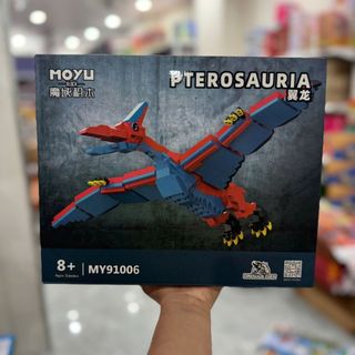 Bộ khủng long lắp ghép có đế đi kèm trưng bày HT Toys