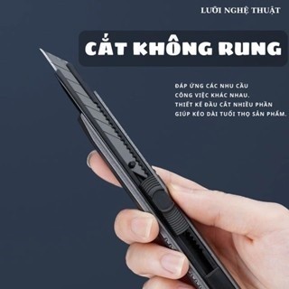 DAO RỌC GIẤY MINI CAO CẤP ĐEN | COMBO 2 CÁI | DAO CẮT GIẤY | THIẾT KẾ TỐI GIẢN NHỎ GỌN BỀN ĐẸP
