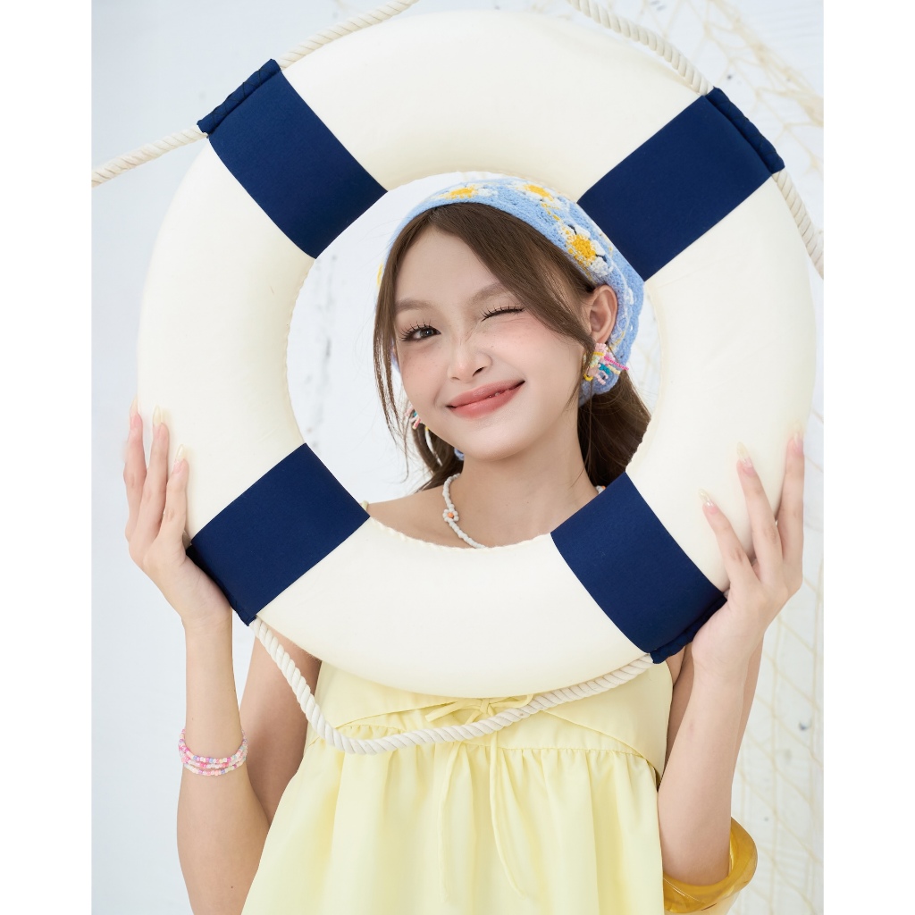 Áo Babydoll Nữ BAFAR Hai Dây Phối Nơ Mùa Hè Dễ Thương SECODEE