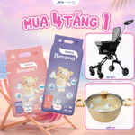 [4B] - [TẶNG XE ĐẨY GẤP GỌN/ NỒI VÂN ĐÁ] - Tã Bỉm Dán Quần BIMANA HÀN QUỐC mỏng thoáng, thấm hút vượt trội đủ size — ảnh 1