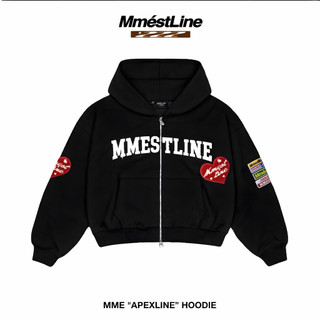 Áo Khoác Hoodie Zip MMESTLINE "APEXLINE" Form Boxy Chất Liệu Nỉ Chân Cua Bông Cào