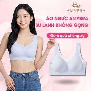 Áo Lót Nữ AMYBRA BRA Không Gọng Mỏng Nhẹ – Áo Bra Trơn Tàng Hình A606